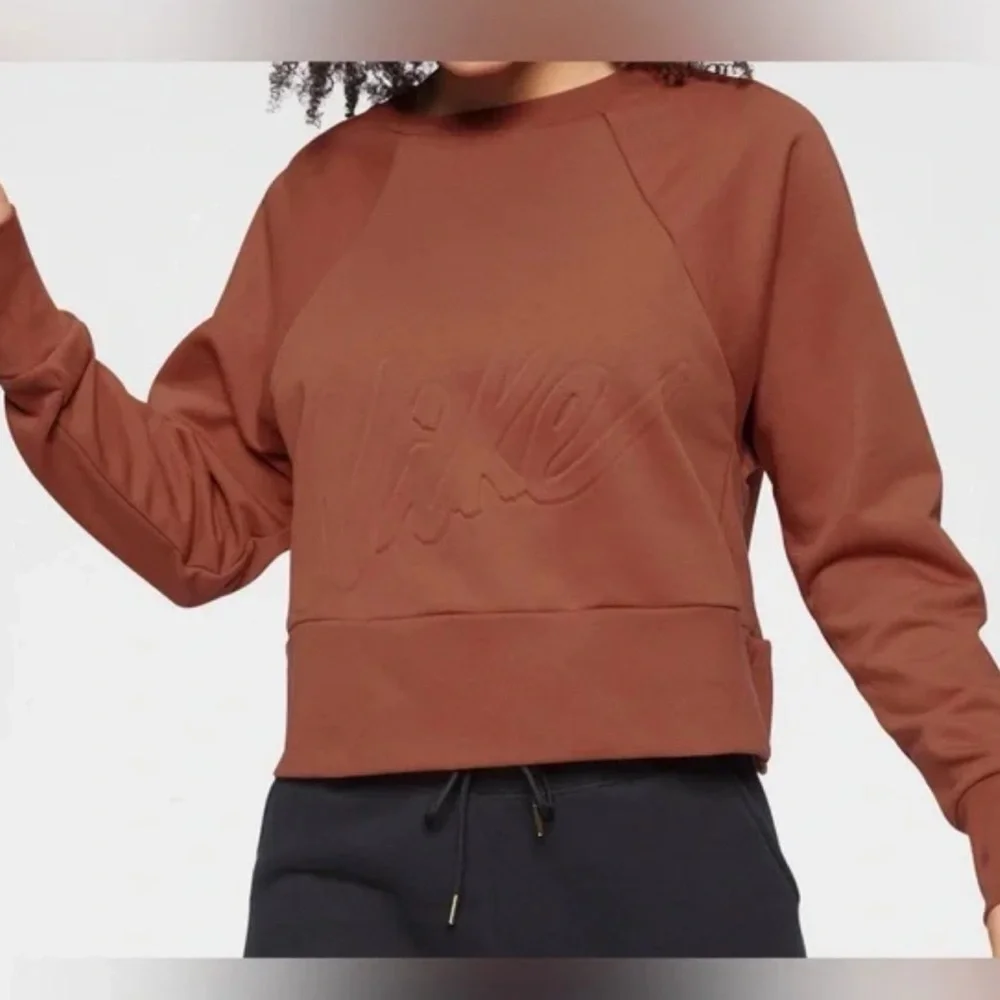 Nike Women's Dry‎ fit Crewneck Cropped Training Pullover Size large
